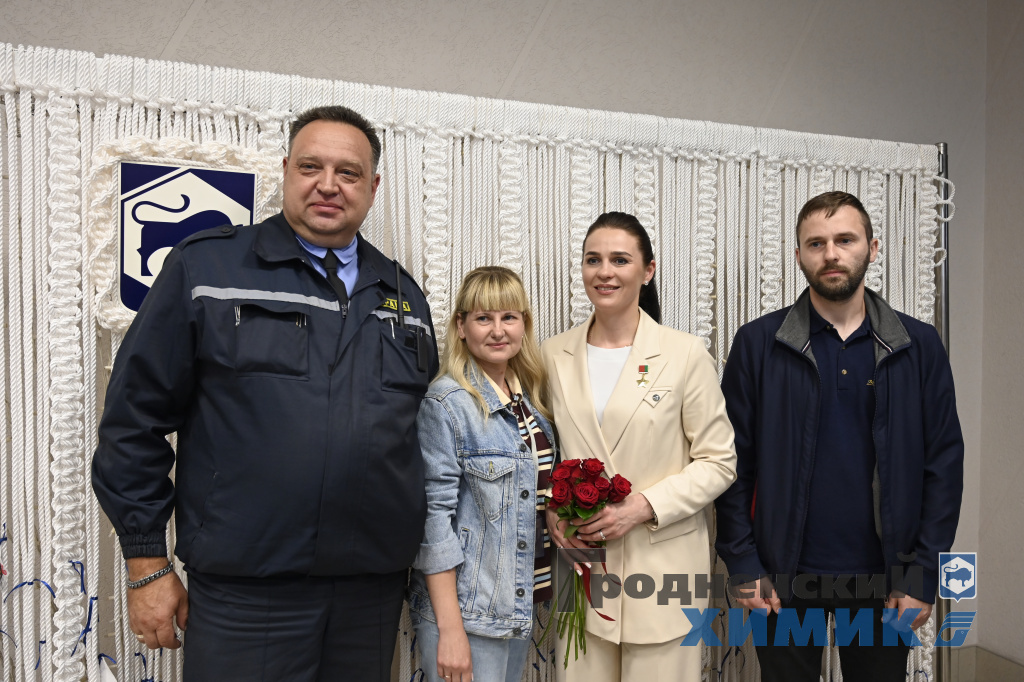 Герой Беларуси Марина Василевская впосетила ОАО Гродно Азот_34.JPG